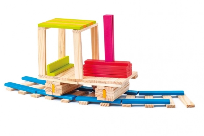 Houten blokken - plankjes 200 stuks