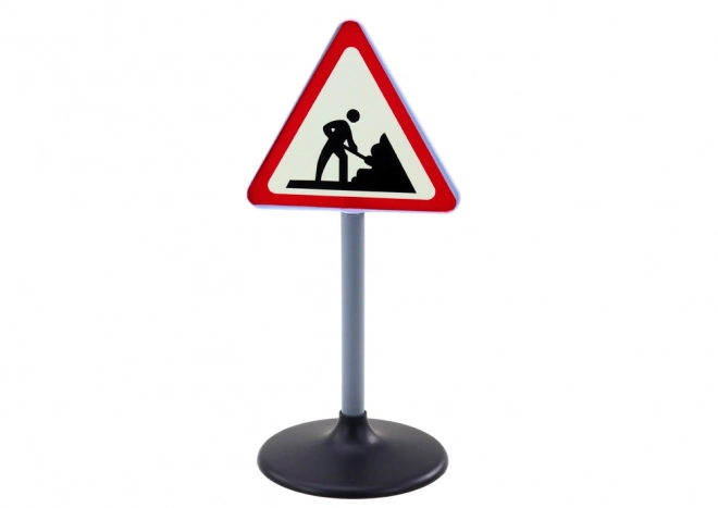 Large Educational Road Work Warning Sign