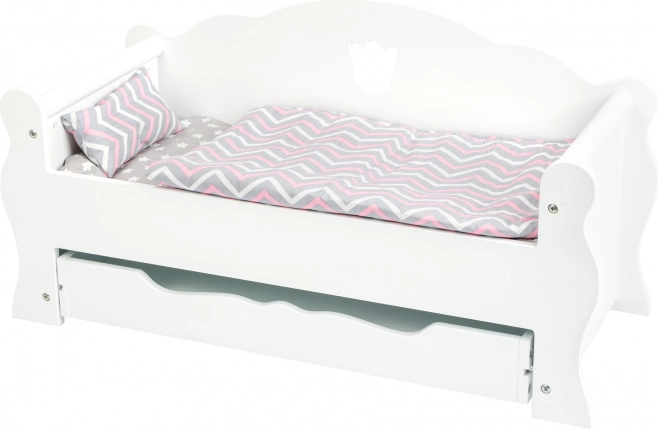 Wooden doll bed white Small Foot