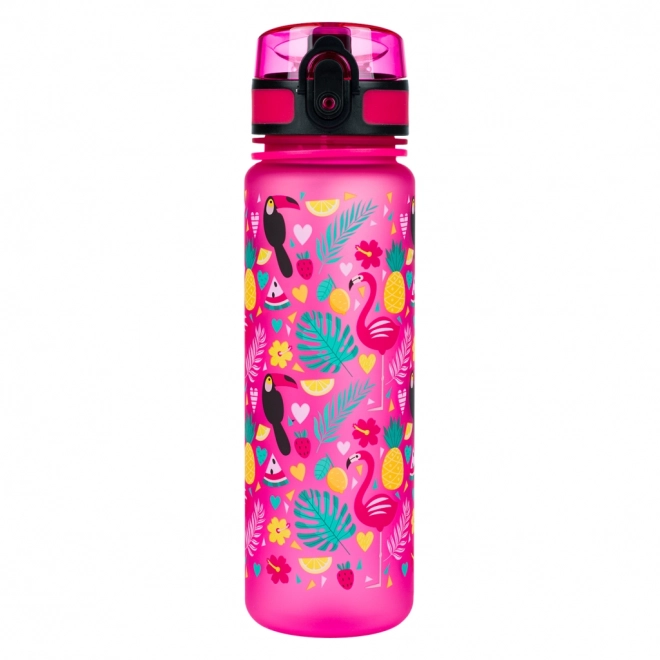 BAAGL Tritan fles voor drinken Flamingo's, 500 ml
