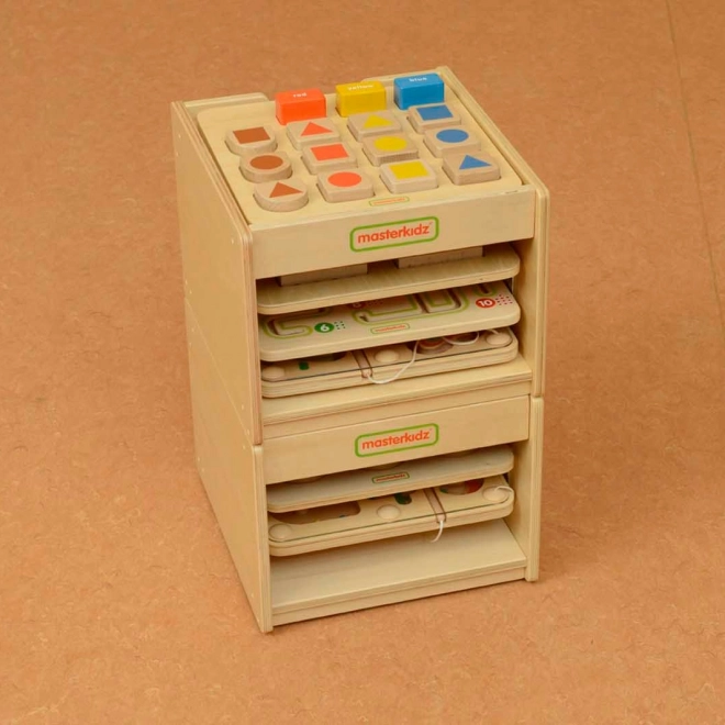 Hölzerner Schrank für Tafeln Masterkidz