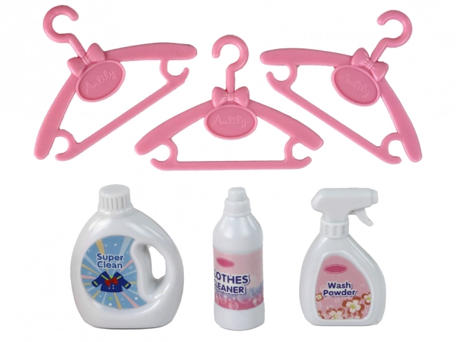 Anlily Set met Accessoires voor Poppen voor Wassen Wasmachine XXL