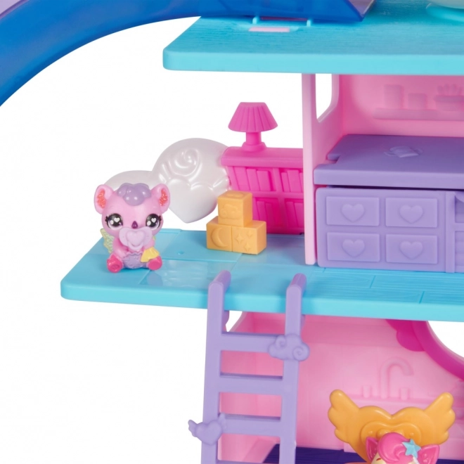 Hatchimals Spielset Regenbogenwelt im Wasser schlüpfend