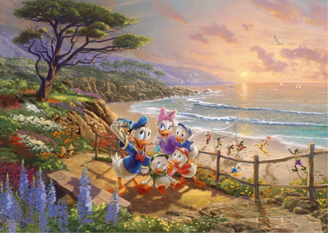 Puzzle Donald & Daisy : Après-midi canard 1000 pièces