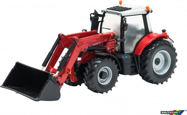 Model tractor with front loader Massey Ferguson 6616 at scale 1:32