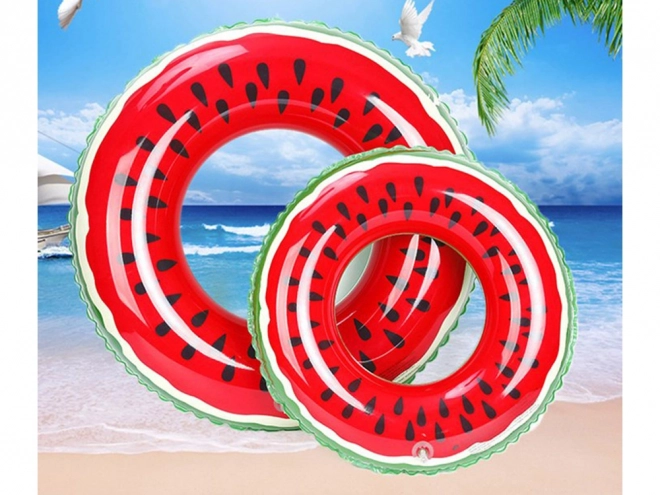 Watermelon Inflatable Pool Ring 70 cm