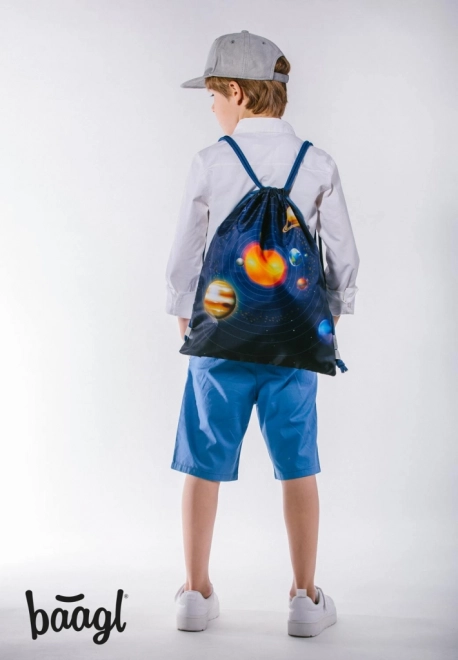 BAAGL Schooltas voor schoenen Planeten