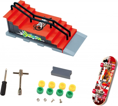 Fingerboard set with stairs