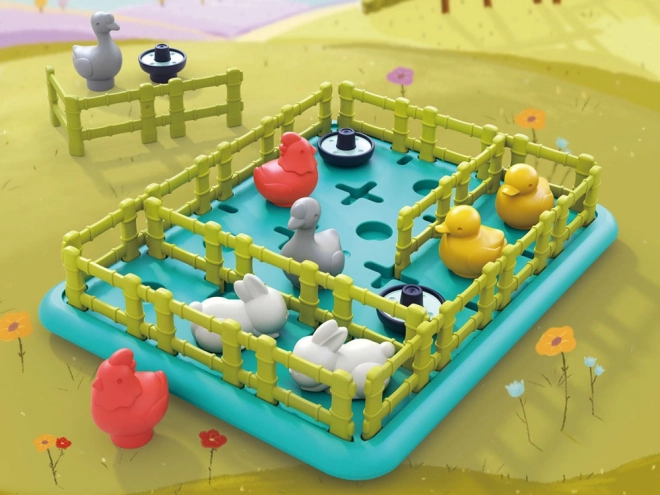 Vrolijke boerderij - logische en educatieve spel