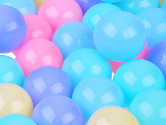 Gekleurde pastel droge ballen 5,5 cm 100 stuks ZA5412