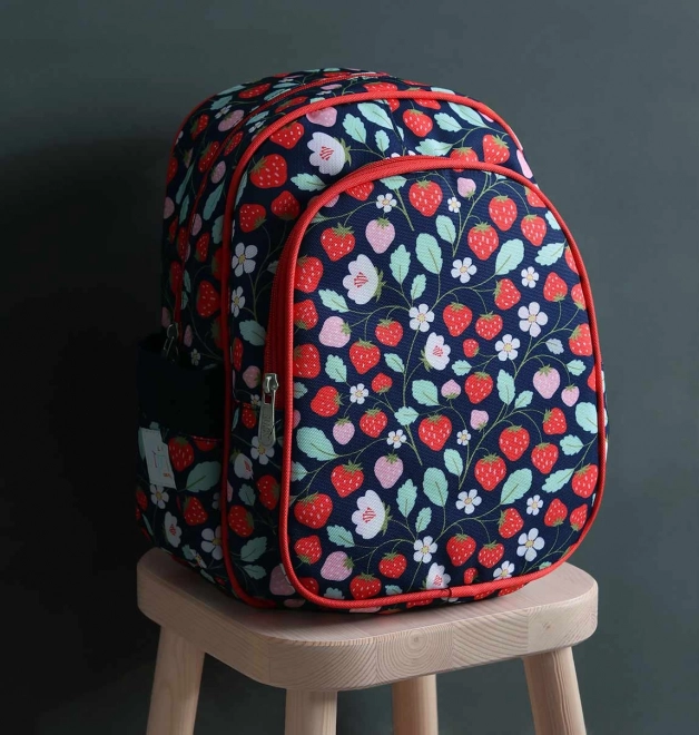 A Little Lovely Company Kindergartenrucksack – Erdbeeren