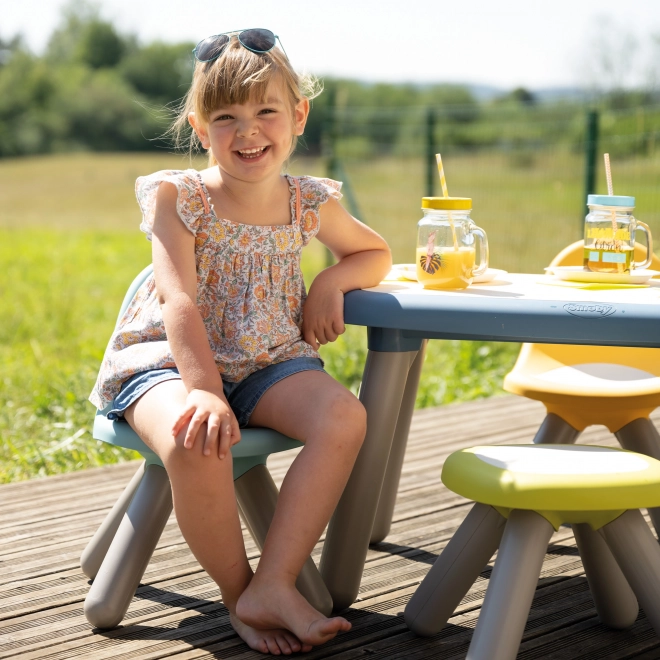 Kinderen stoeltje blauw