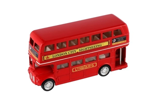 Rode dubbeldekker Londen 12 cm