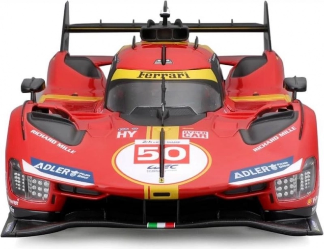 Metalen automodel BBURAGO 1:18 FERRARI 499P LMH rood #50