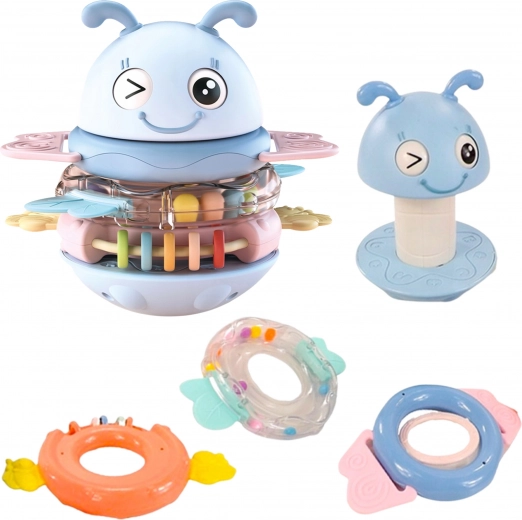 2-in-1: rattle and teether