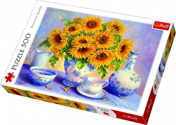 Puzzel 500 stukjes Zonnebloemen