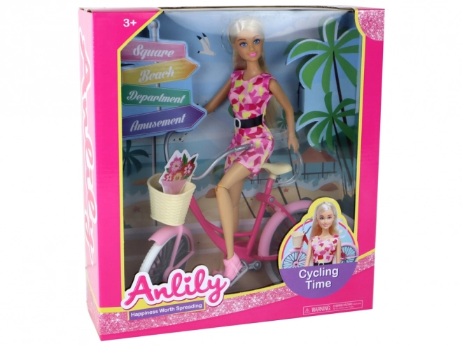 Anlily Pop Fiets Set Roze