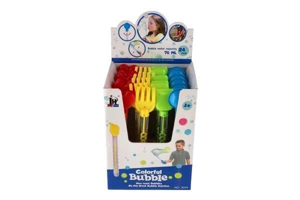 Bellenblaas 70ml buis 28cm met zand gereedschap plastic 4 soorten