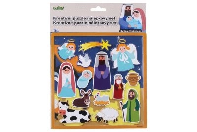 Creatieve puzzel stickerset Bethlehem