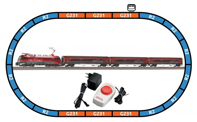 Piko startset personen­trein RAILJET ÖBB Taurus H0