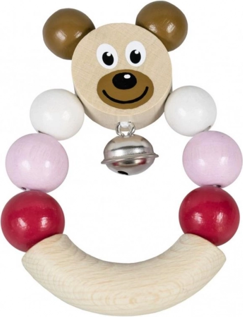 Pink Bear Rattle