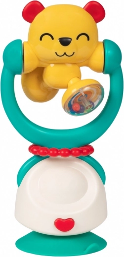 2-in-1: tabletop toy and handheld rattle