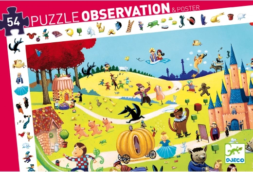 DJECO search puzzle Fairy Tales