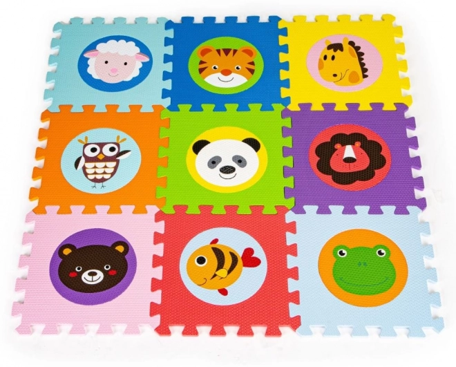 ECOTOYS Foam puzzel Dierlijke hoofdjes (29x29)
