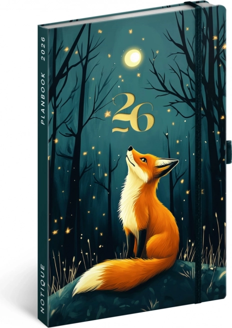 Notique Agenda/Notitieboek Vos 2026, 13 x 21 cm