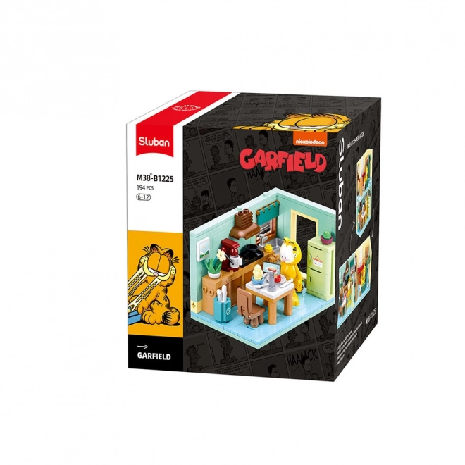 Sluban Garfield in de keuken