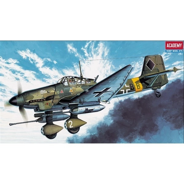 Model aircraft Ju-87G Stuka by ACADEMY