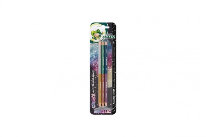 Crayons métalliques Crazy bicolores