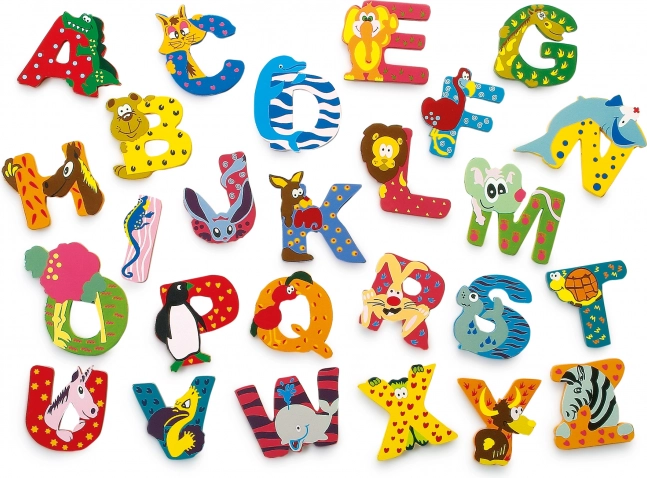 Houten letter V Small Foot