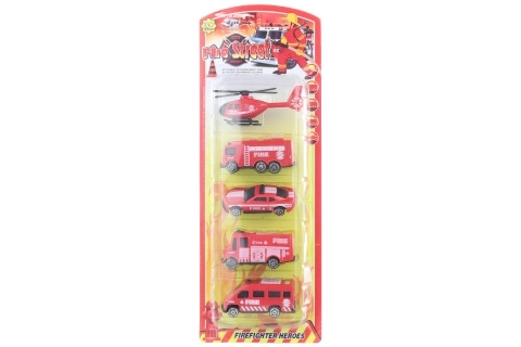 Set van brandweerauto's