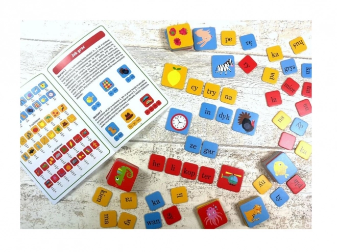 Educatief spel Lettergreep tot lettergreep