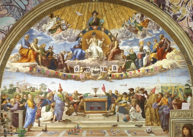 Puzzle Schmidt Art&Fun Disputation on the Sacrament of the Altar 1000 Pieces