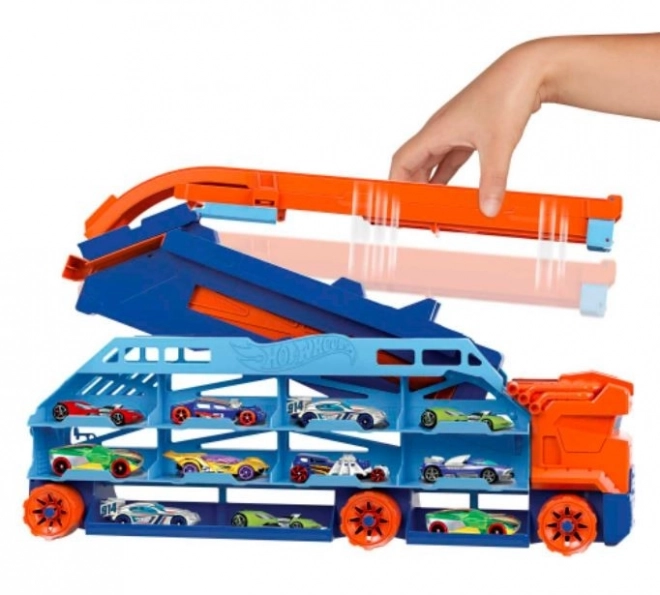 Hot Wheels Trek met Hoge Baan HDY92