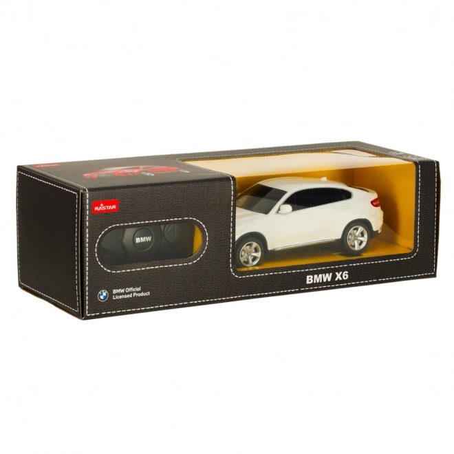 Op afstand bestuurbare auto BMW X6 1:24 wit