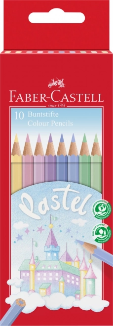 Faber-Castell Pastel Pencils 10 Colors
