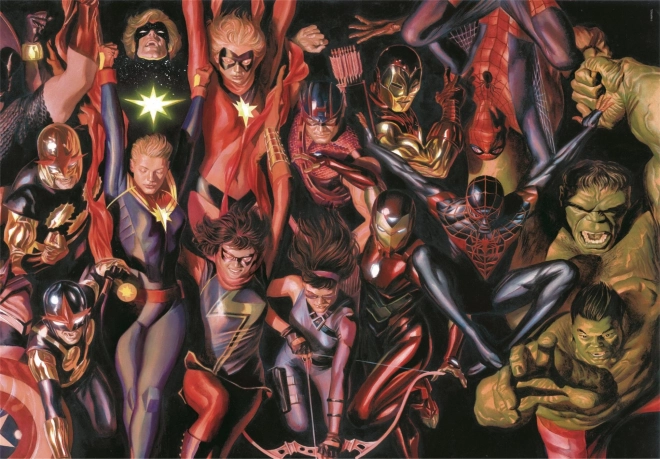 Marvel 1000-piece Puzzle - Compact