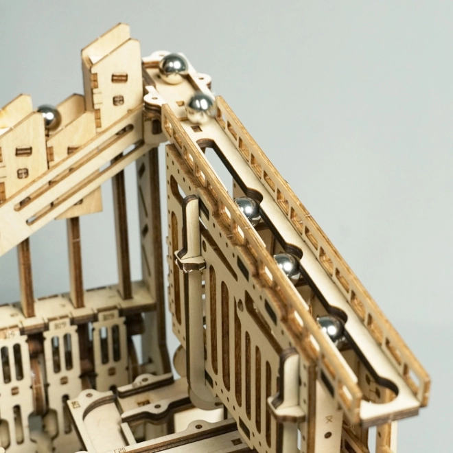 Valluiken Marmer Squad - Knikkerenbaan - 3D houten bouwpakket