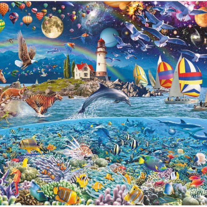 Panoramapuzzel Leven 3000 stukjes