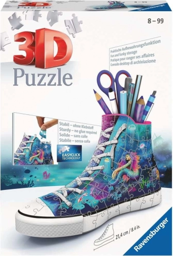 3D Puzzle Sneaker Magical Mermaid 112 Pieces RAVENSBURGER