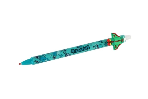 Pen gumtransportmiddel 0,5 kunststof blauw 6 kleuren
