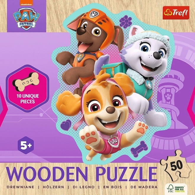 Holz-Puzzle PAW Patrol 50 Teile