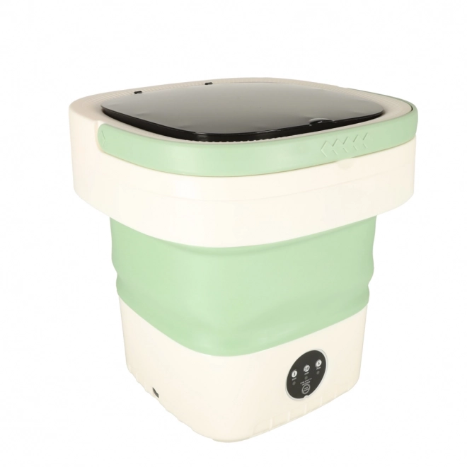 Opvouwbare draagbare automatische wasmachine 12L groen