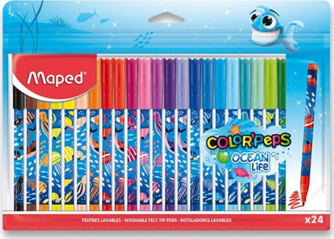 MAPED Fixy Color'Peps Ocean Life Decorated 24 stuks