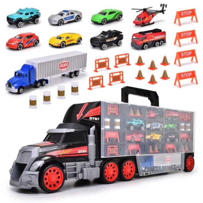 Koffer vrachtwagen met accessoires