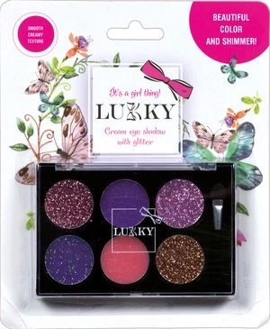 Cremelidschatten mit Glitzer von Lukky