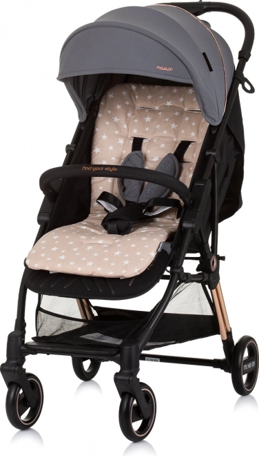 CHIPOLINO Zachte inlegger voor de kinderwagen Beige sterren